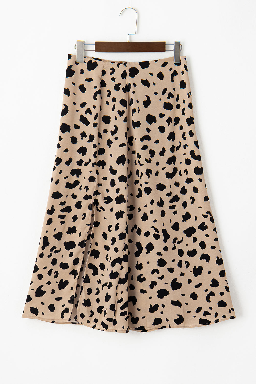 Slit Printed Midi Skirt